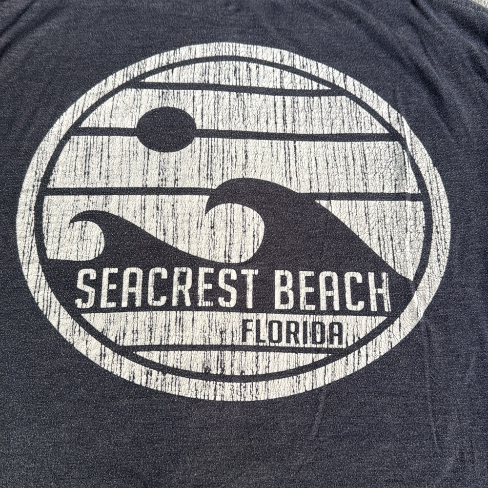 Seacrest Beach Gray Graphic T-Shirt